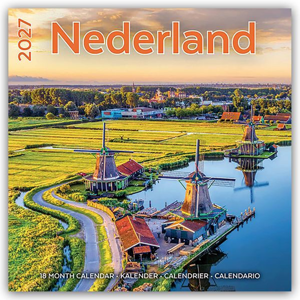 Holland - Niederlande 2027 - 16-Monatskalender - Original Plenty Gifts-Kalender [Mehrsprachig] [Kalender]