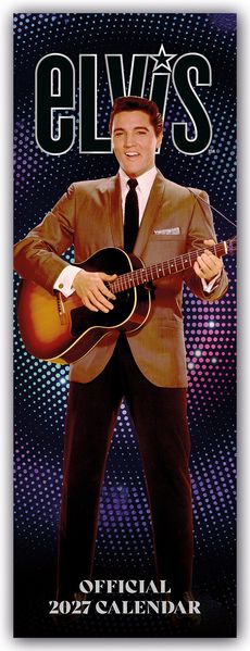 Elvis 2027 - Slimline-Kalender