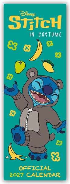 Disney Stitch 2027 - Slimline-Kalender