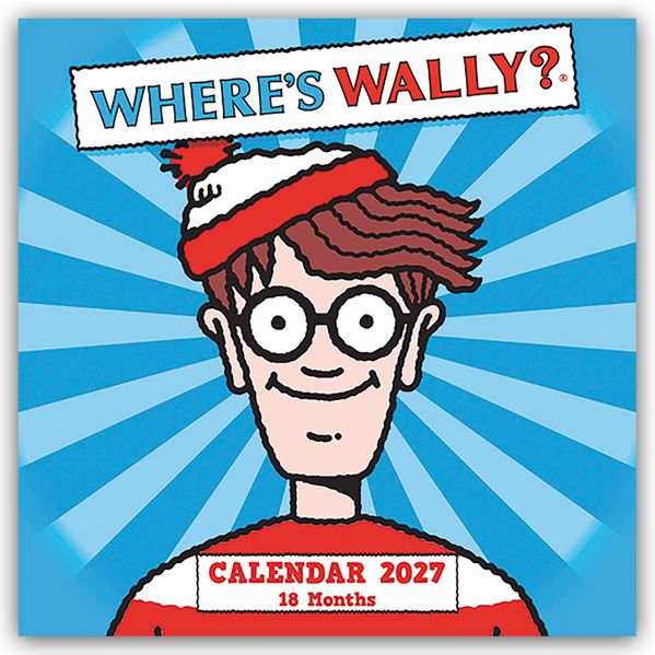 Where's Wally? - Wo ist Wally 2027 - Wand-Kalender
