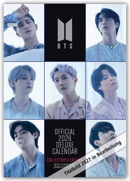 BTS - Bangtan Boys 2027 - A3-Deluxe-Posterkalender