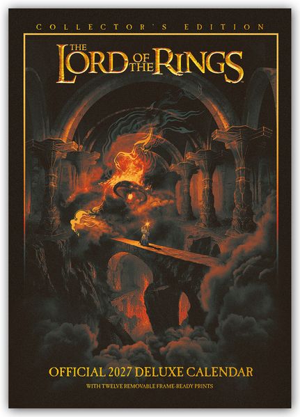 Lord of the Rings - Der Herr der Ringe - A3-Deluxe-Posterkalender 2027