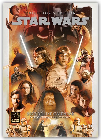 Star Wars A3-Deluxe Kalender 2027 - Collectors Edition Wandkalender