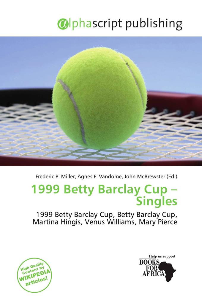 1999 Betty Barclay Cup - Singles