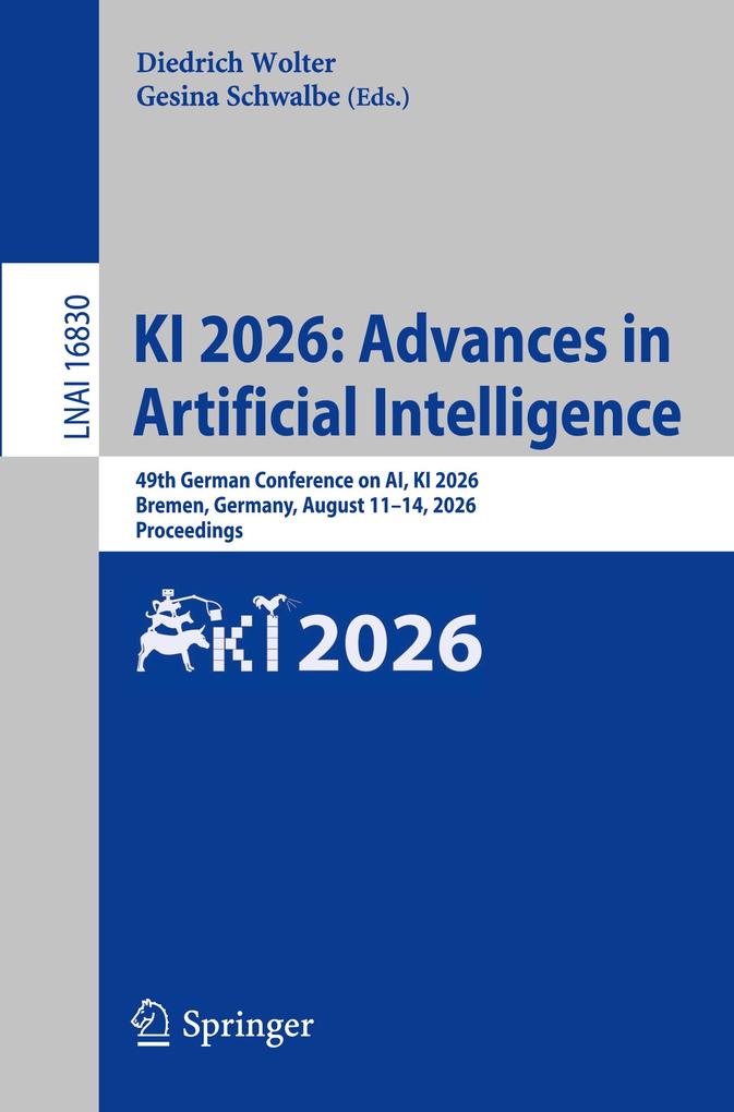 KI 2026: Advances in Artificial Intelligence