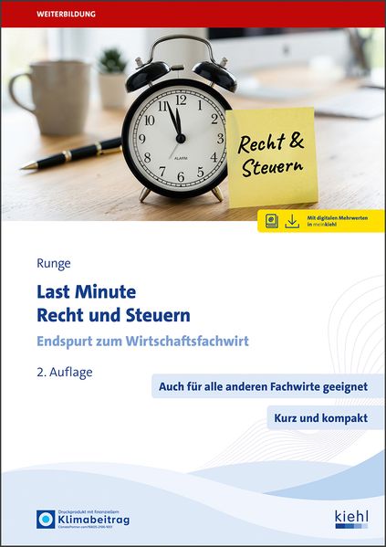 Last Minute Recht und Steuern