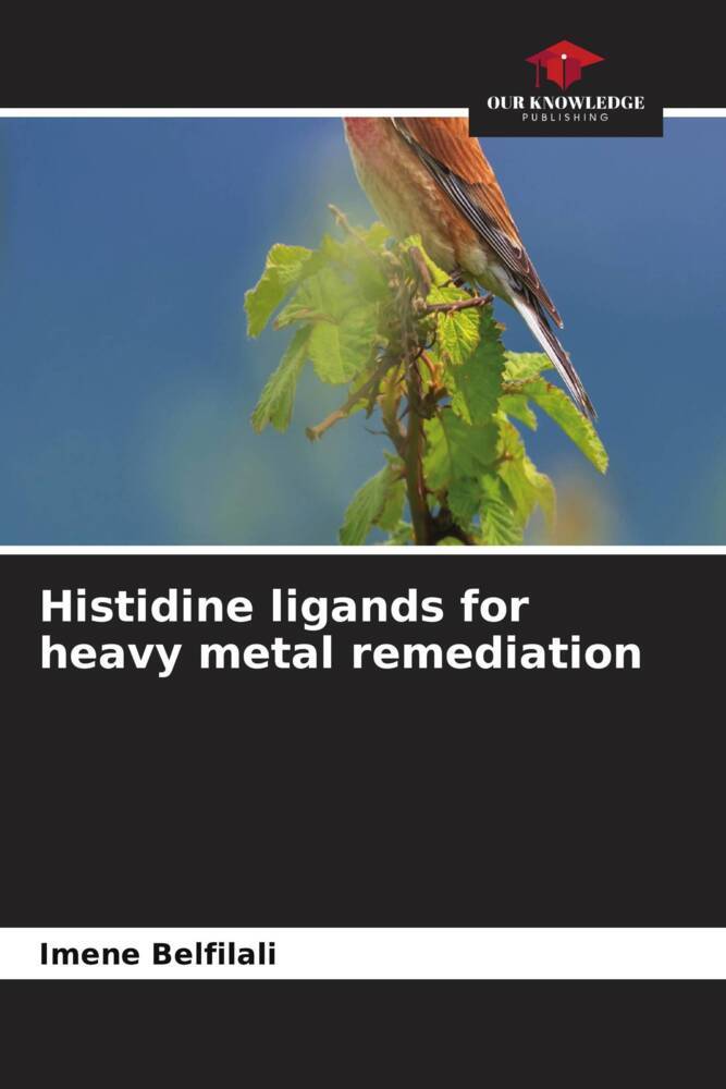 Histidine ligands for heavy metal remediation