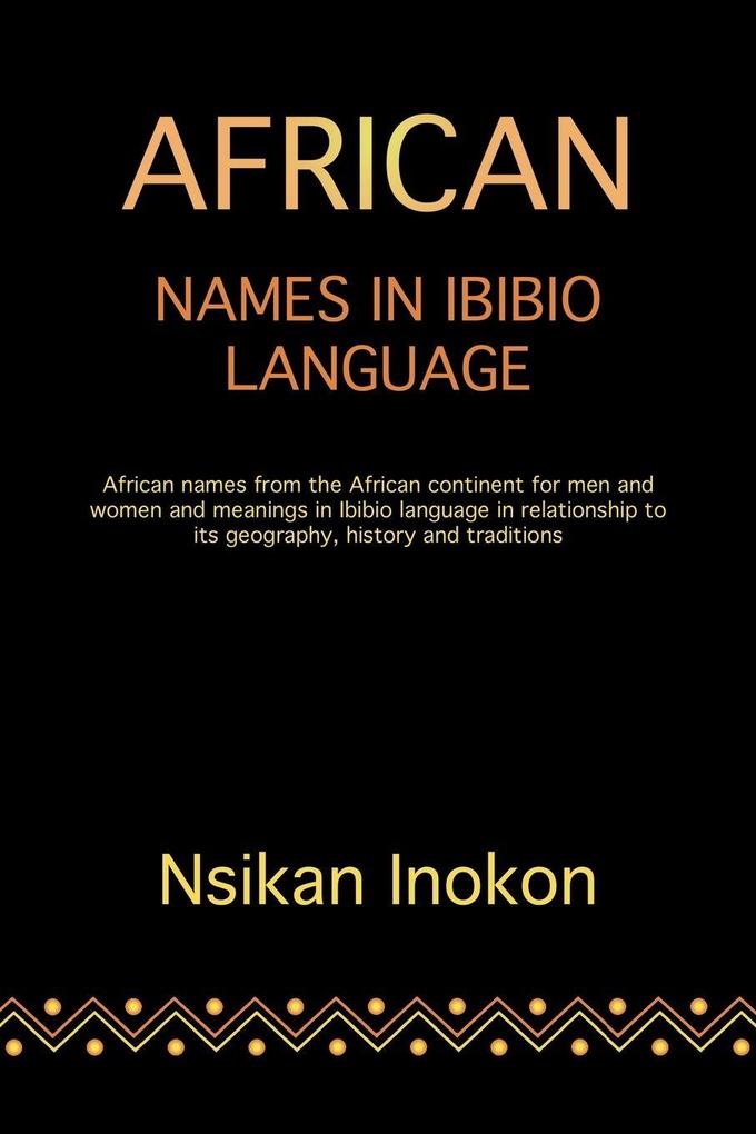 African Names In Ibibio Language