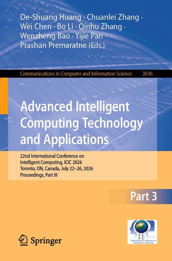 Advanced Intelligent Computing Technology and Applications