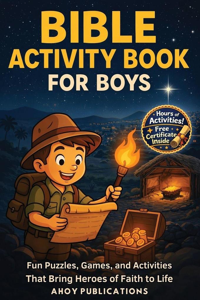 Bible Activity Book for Boys