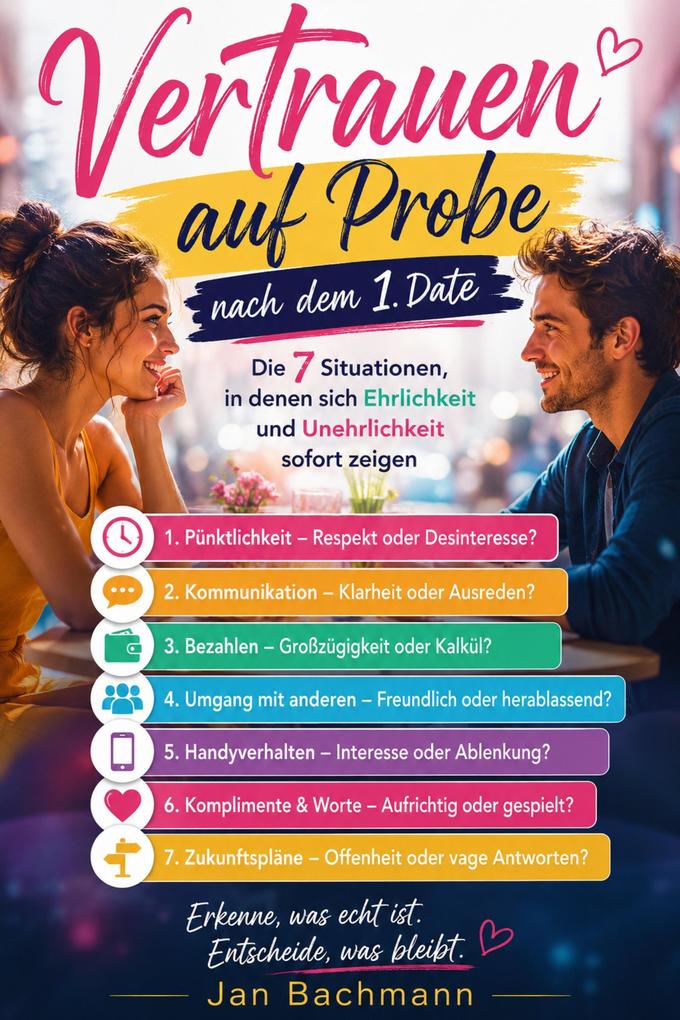 Vertrauen auf Probe nach dem 1. Date