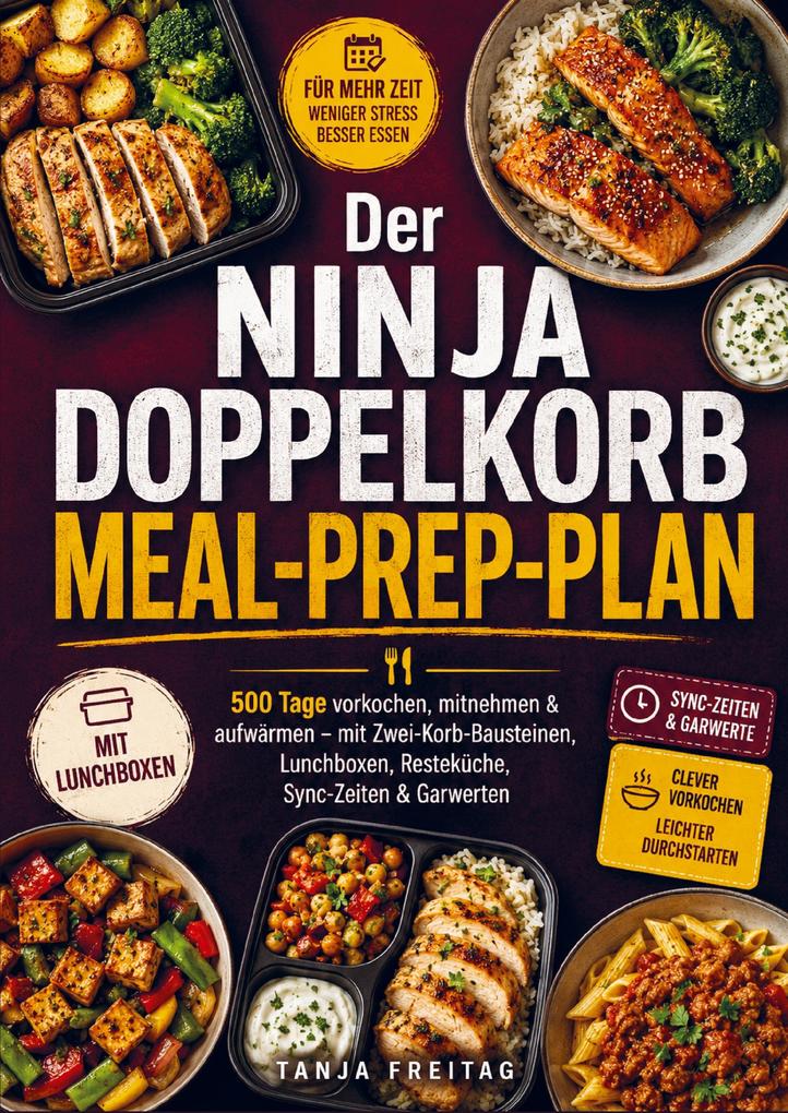 Der Ninja Doppelkorb Meal-Prep-Plan