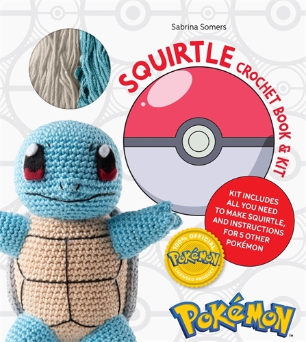 PokeMon Crochet Squirtle Book & Kit