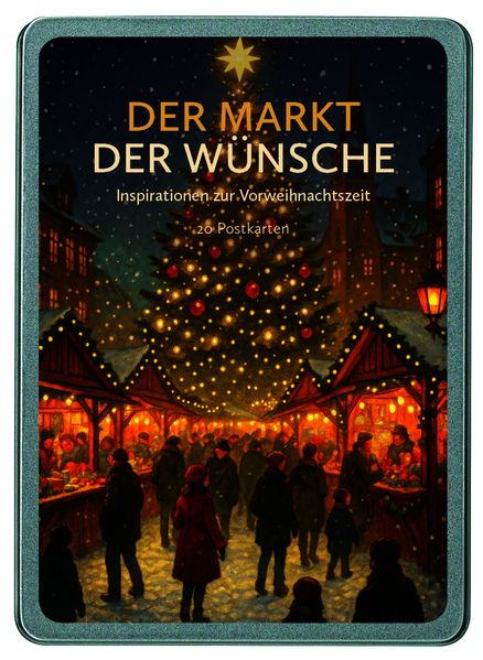 Der Markt der Wünsche Postkarten VE 20