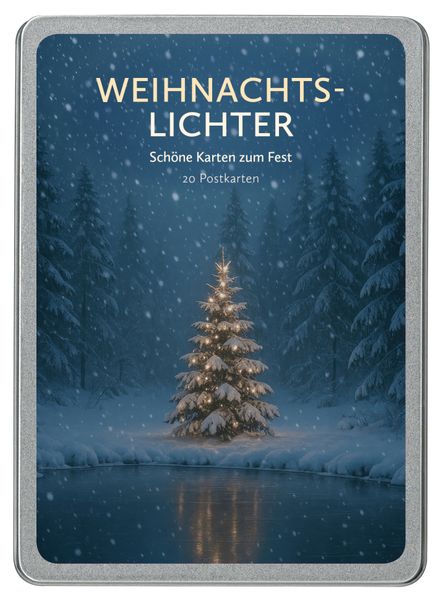 Weihnachtslichter Postkarten VE 20