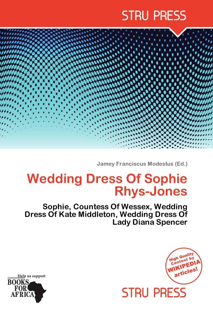 Wedding Dress Of Sophie Rhys-Jones