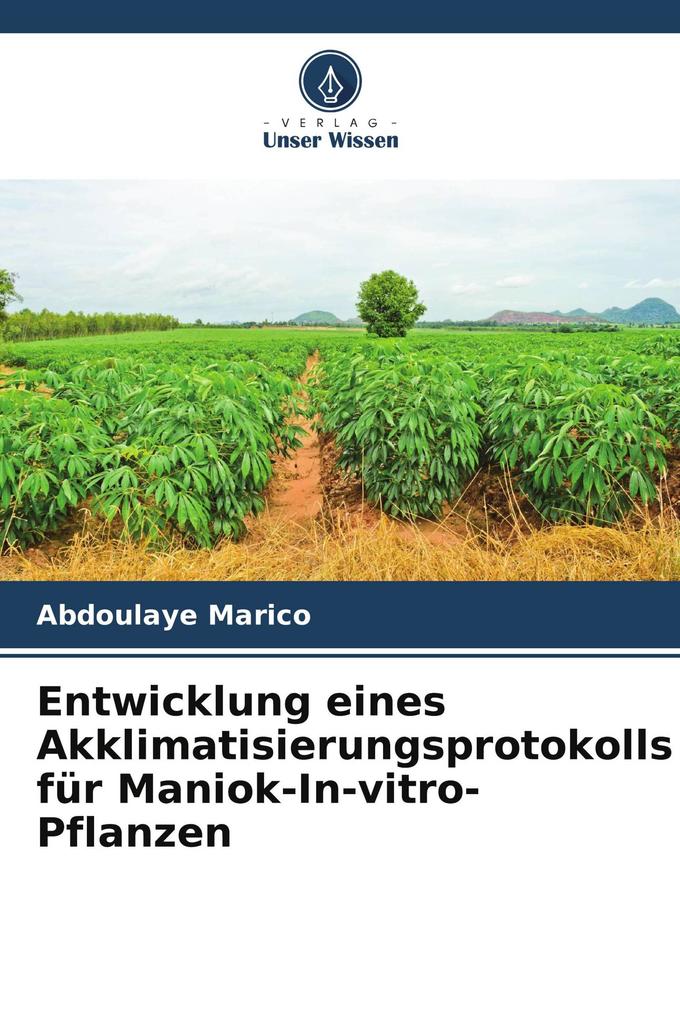 Entwicklung eines Akklimatisierungsprotokolls für Maniok-In-vitro-Pflanzen