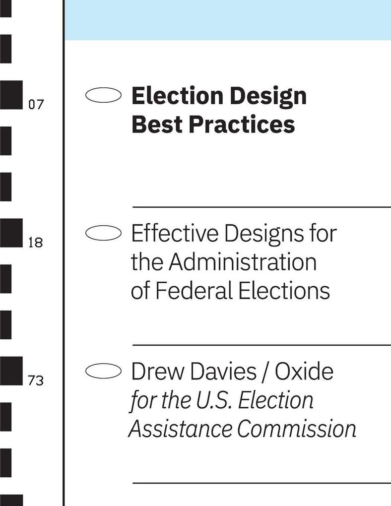 Election Design Best Practices