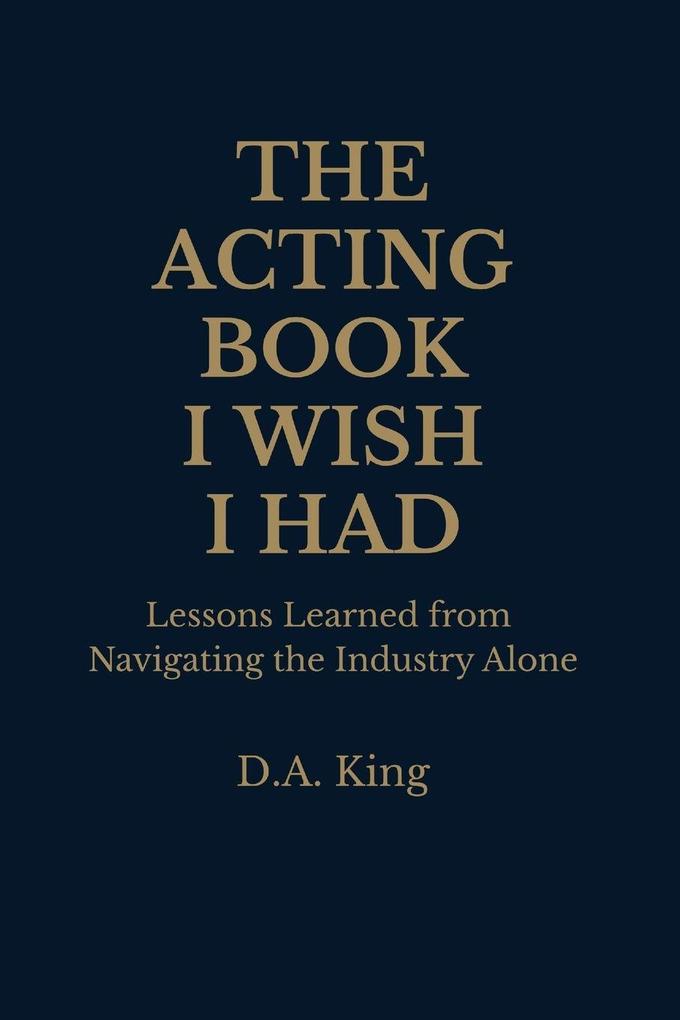 The Acting Book I Wish I Had