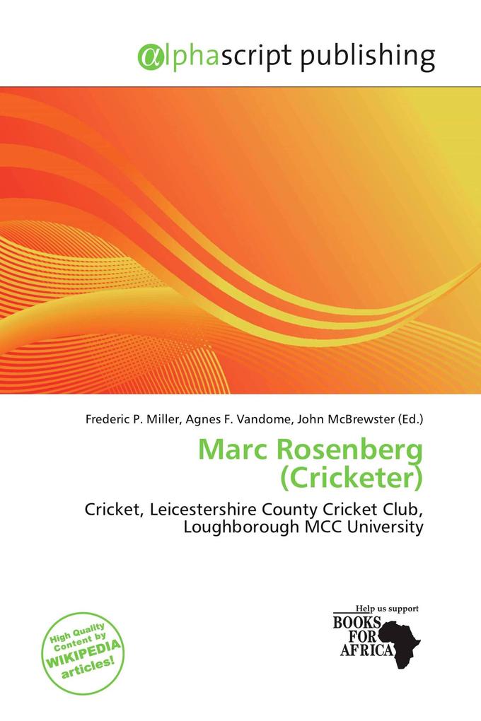 Marc Rosenberg (Cricketer)