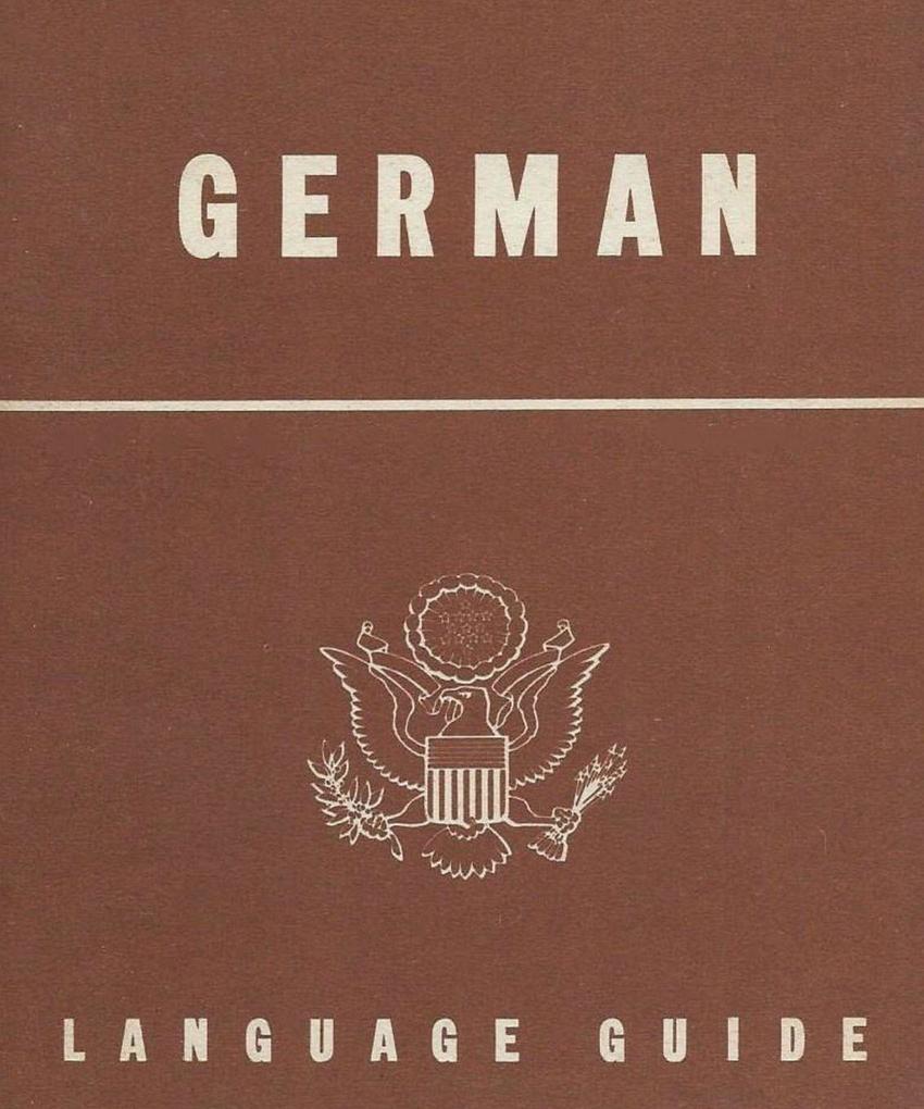 United States Army German Language Guide Book TM 30-306