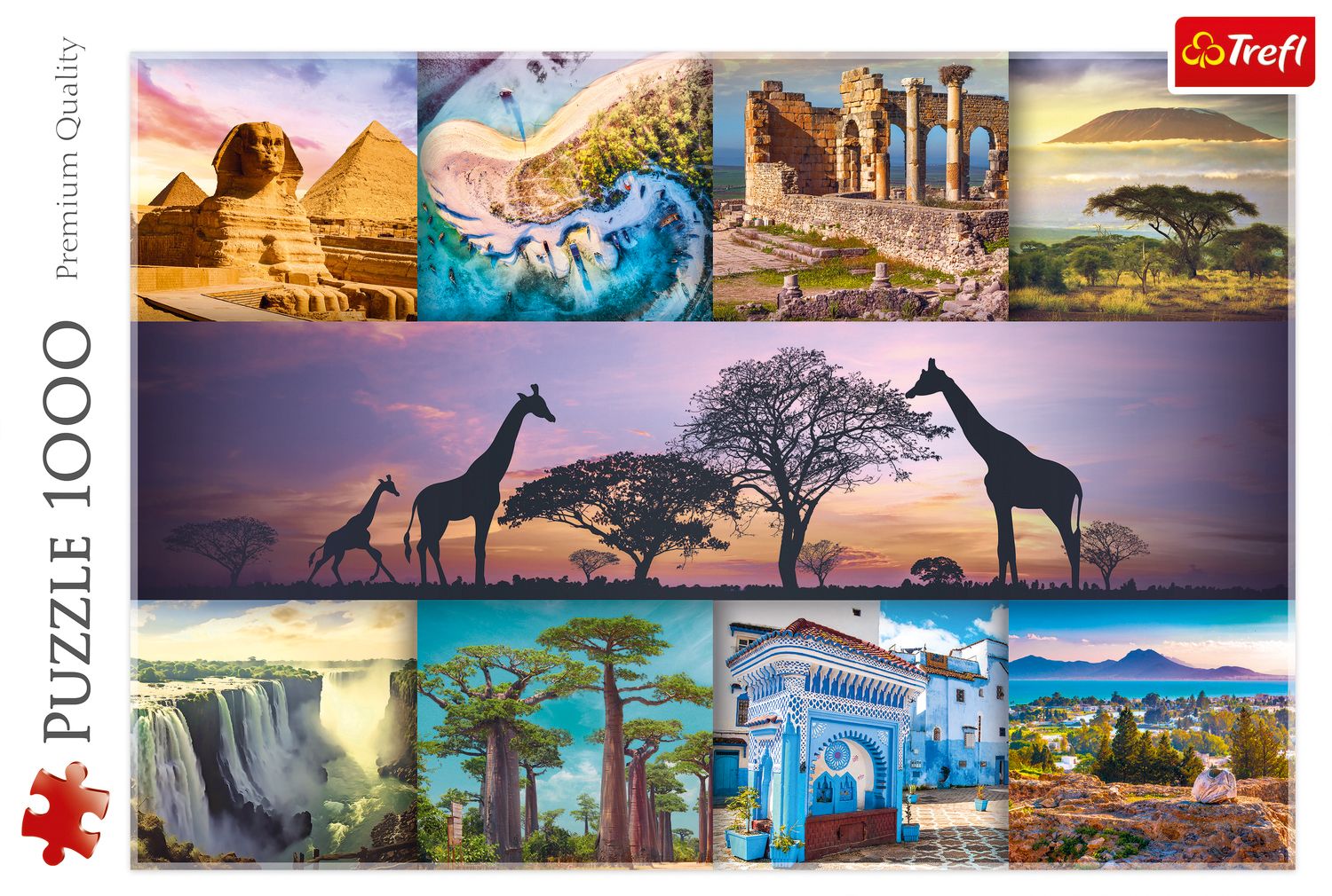 Puzzle 1000 Collage - Afrika