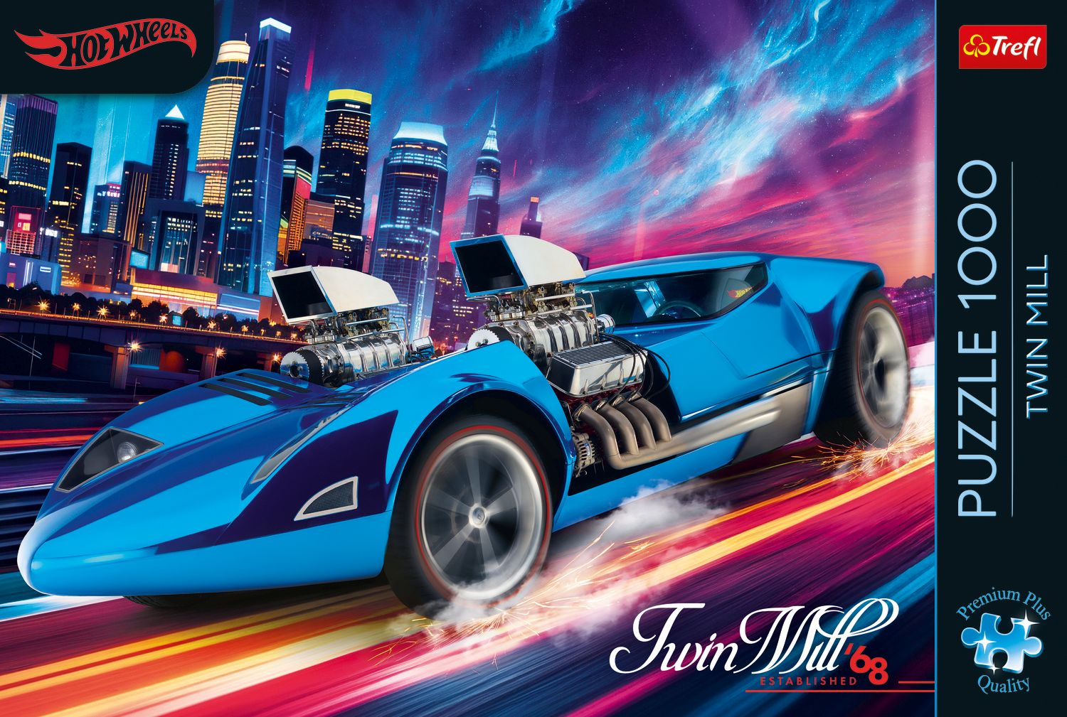 Puzzle Premium Plus 1000 Hot Wheels ''Twin Mill''