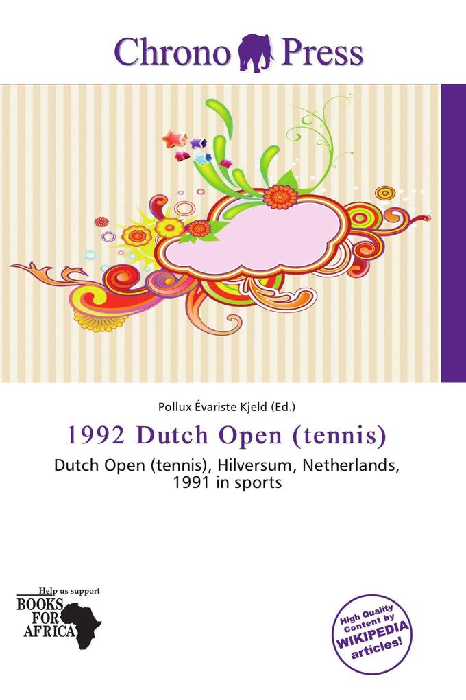 1992 Dutch Open (tennis)