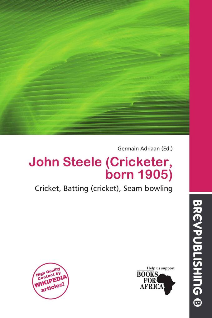 John Steele (Cricketer born 1905)