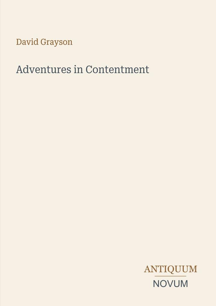Adventures in Contentment