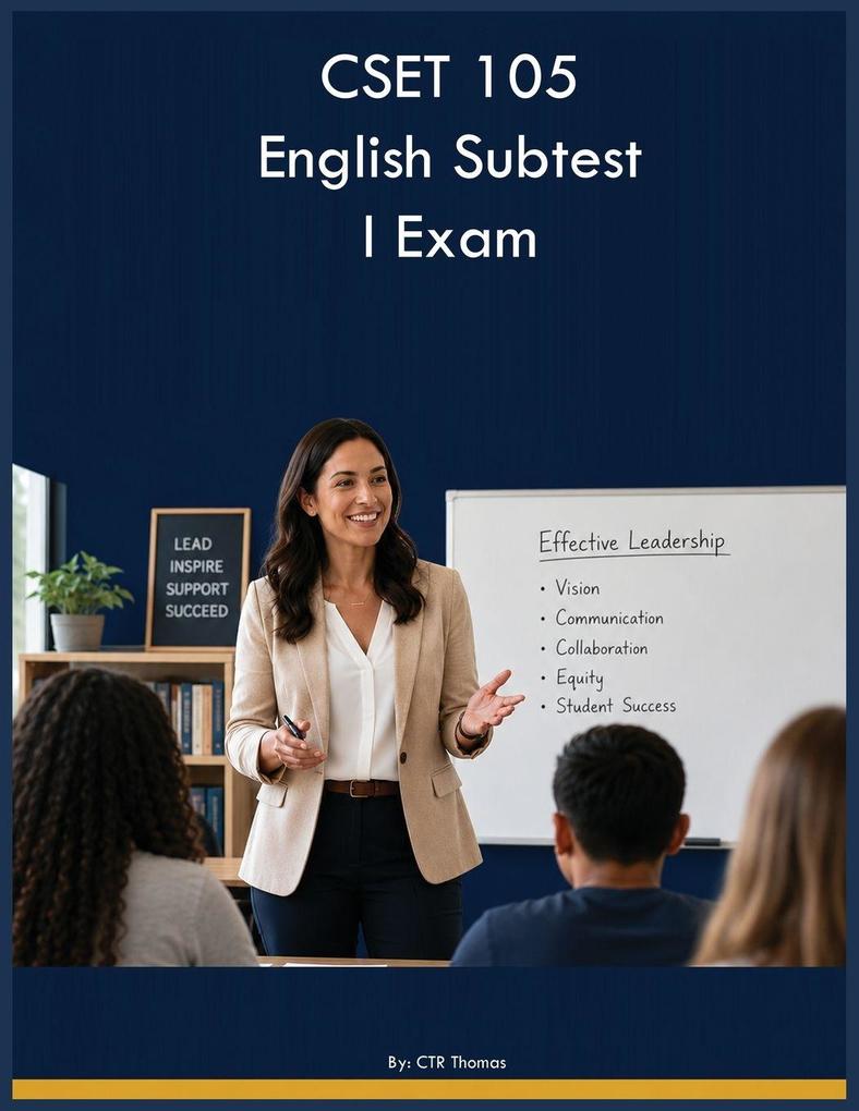 CSET 105 English Subtest I Exam