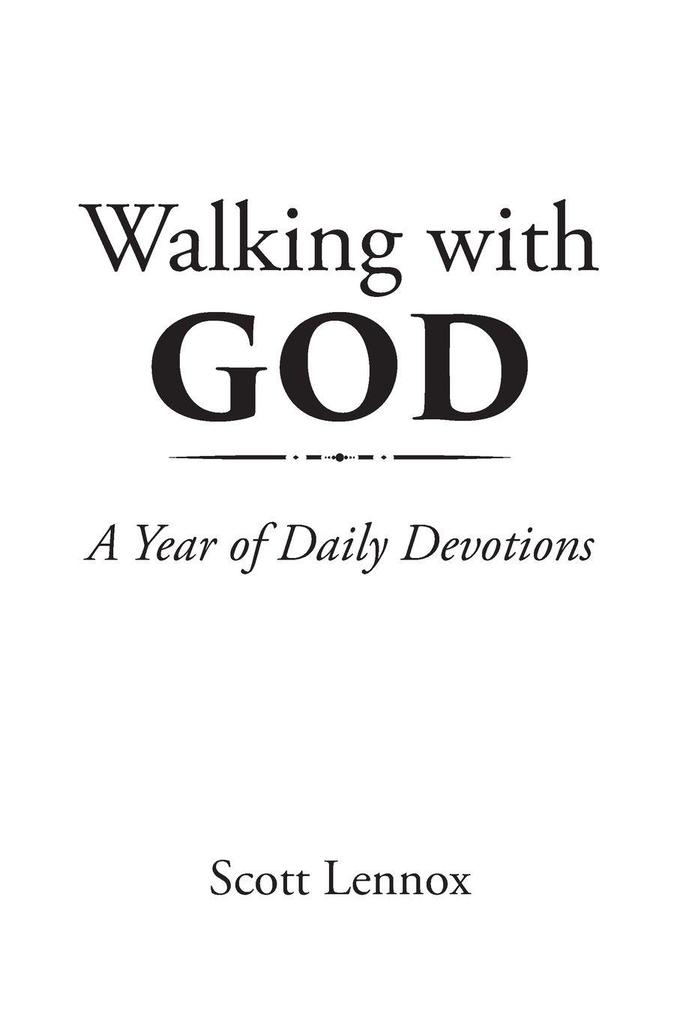 Walking With GOD