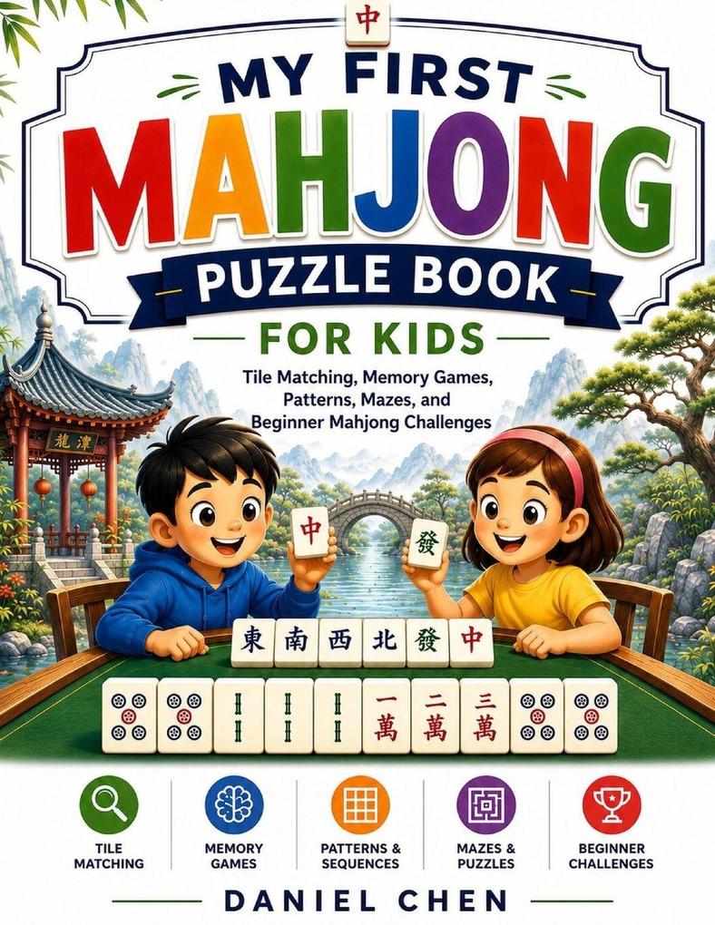 My First Mahjong Puzzle Book For Kids