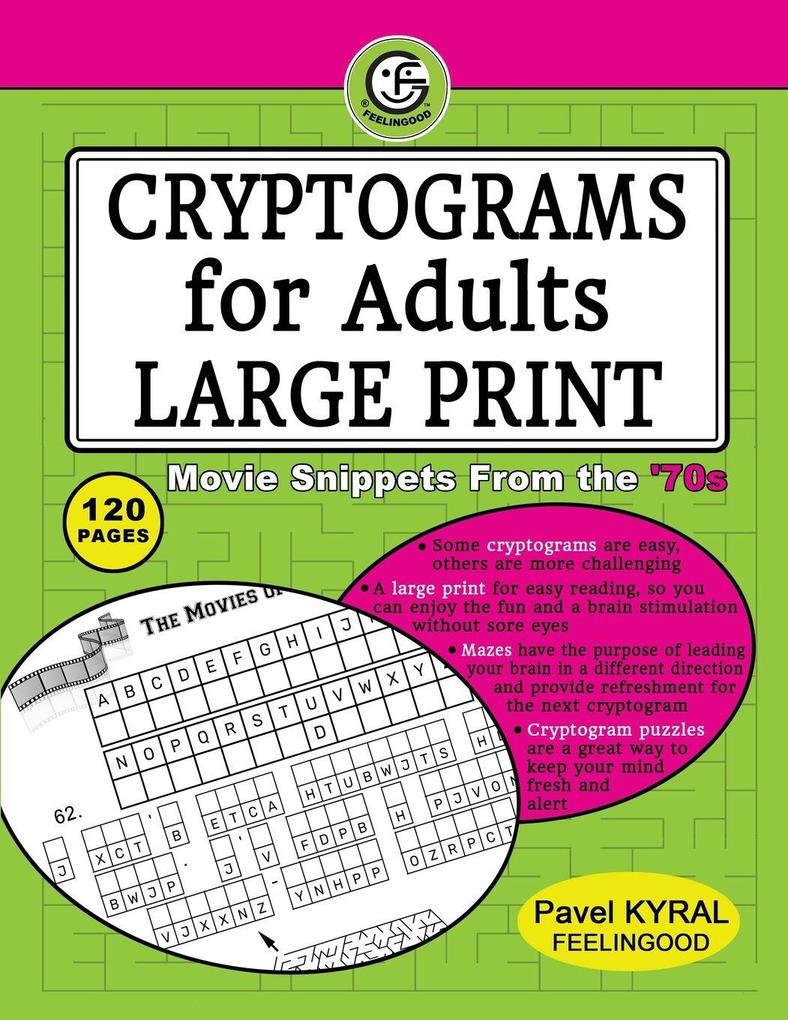 Cryptograms for Adults Large Print