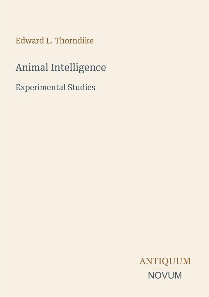 Animal Intelligence