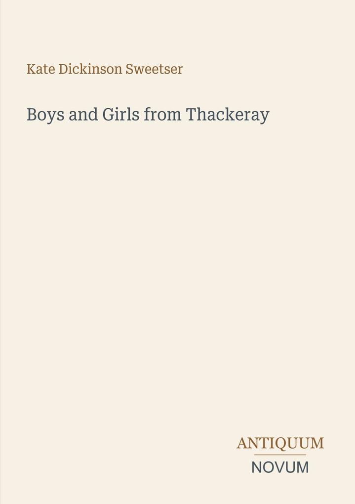 Boys and Girls from Thackeray