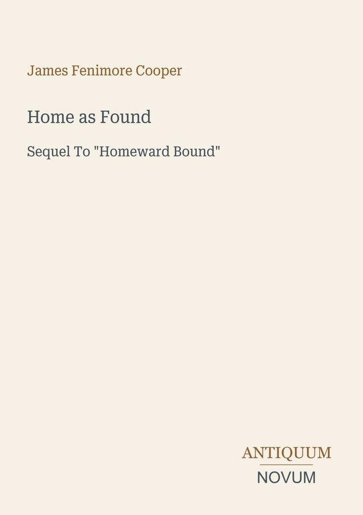 Home as Found