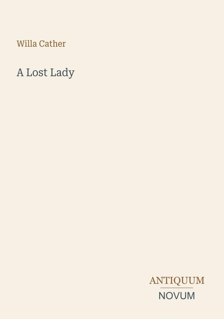 A Lost Lady