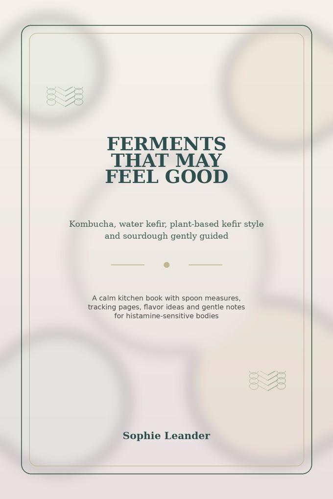 Ferments That May Feel Good