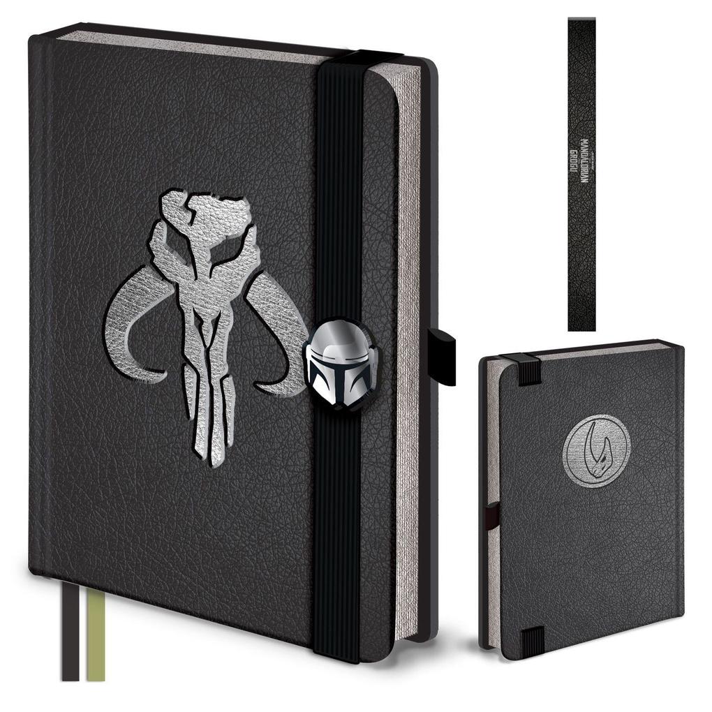 THE MANDALORIAN AND GROGU (BESKAR ARMOUR) PREMIUM A5 SLIDER NOTEBOOK