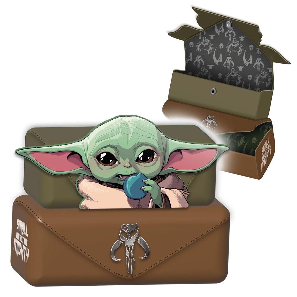 THE MANDALORIAN AND GROGU NOVELTY PENCIL CASE