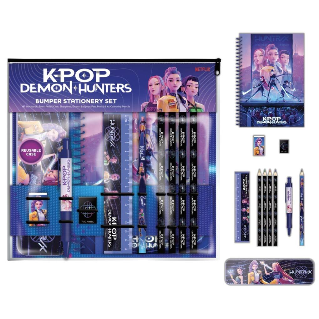 K-POP DEMON HUNTERS A5 STATIONERY BUMPER WALLET