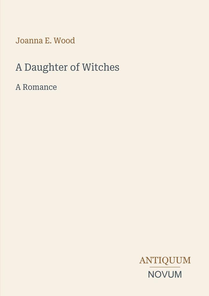 A Daughter of Witches