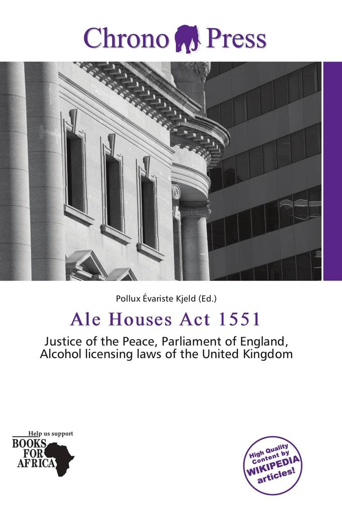 Ale Houses Act 1551