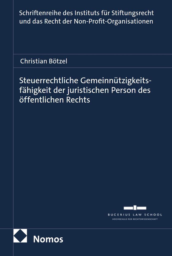 Steuerrechtliche Gemeinnützigkeitsfähigkeit der juristischen Person des öffentlichen Rechts