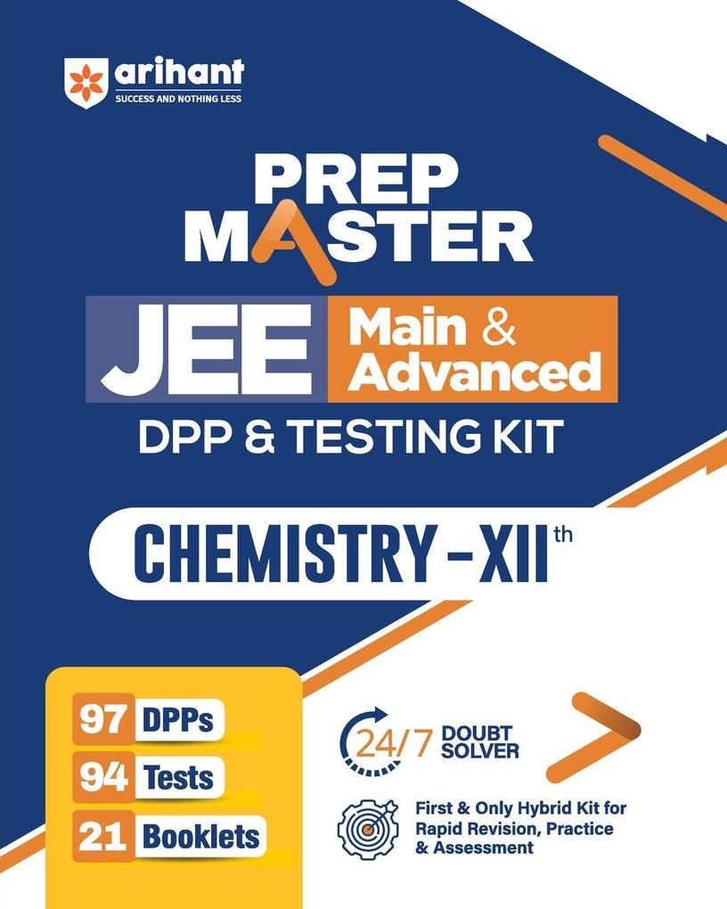 PREP MASTER JEE Main & Advanced DPP & Testing Kit Chemistry - XIIth
