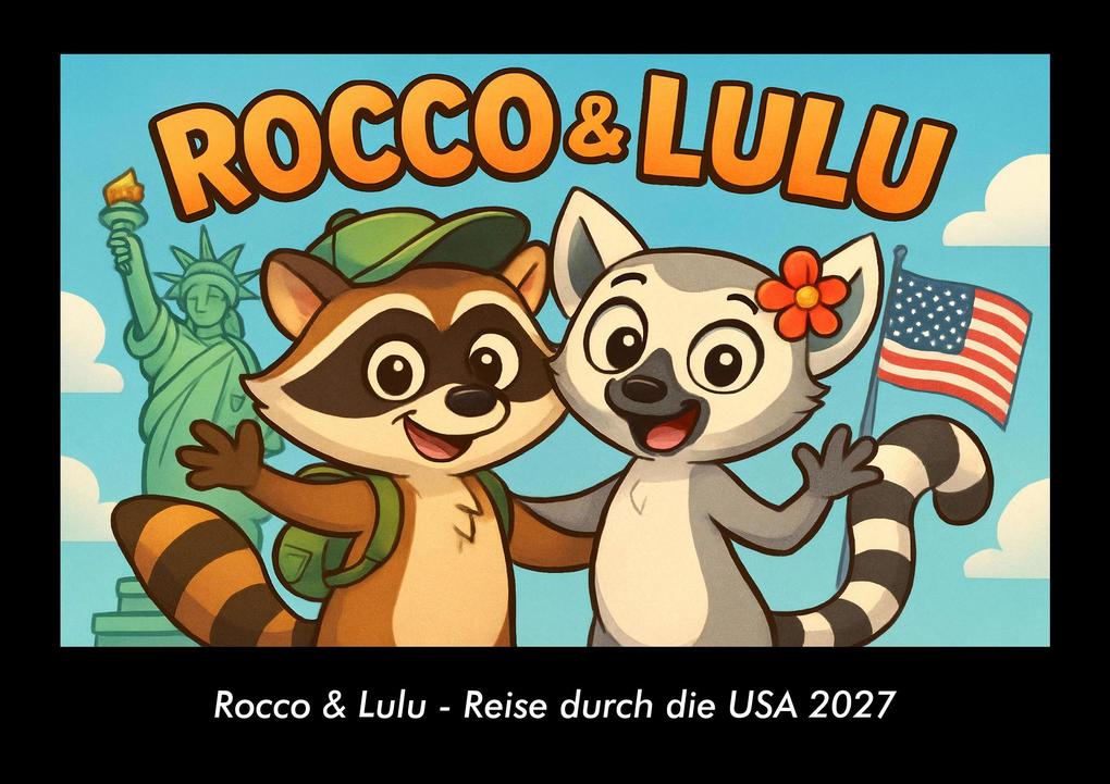 Rocco & Lulu - Reise durch die USA 2027 Fotokalender DIN A3