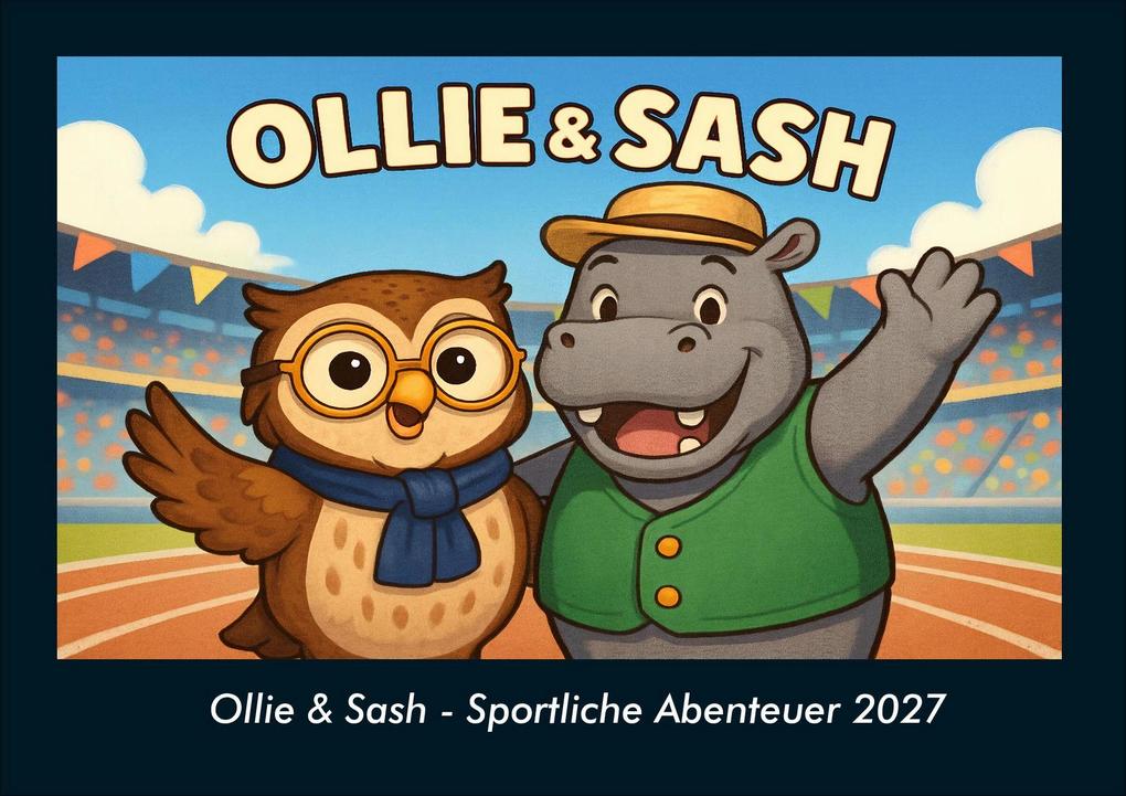 Ollie & Sash - Sportliche Abenteuer 2027 Fotokalender DIN A4