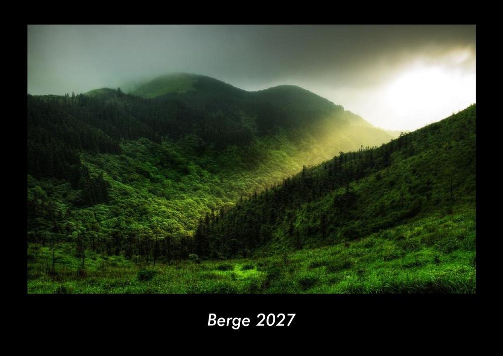 Berge 2027 Fotokalender DIN A3