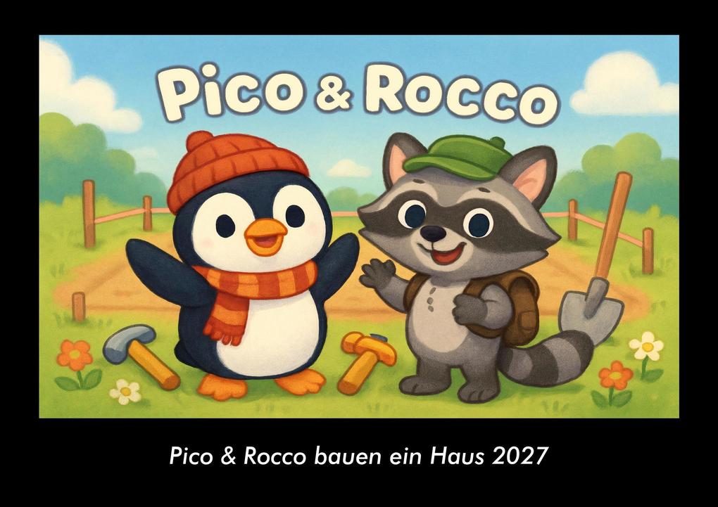 Pico & Rocco bauen ein Haus 2027 Fotokalender DIN A3